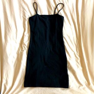 H&M Black body con dress